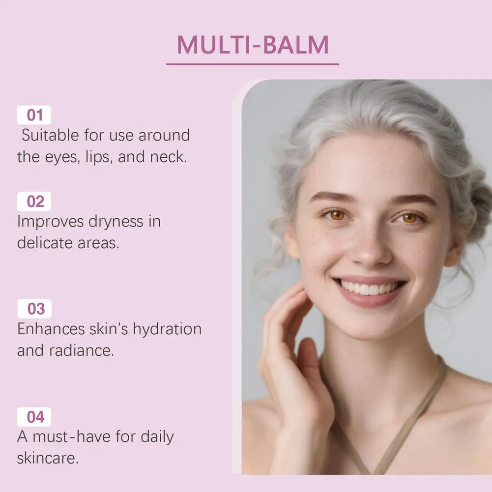 1/2/3PCS Calcium Volume Multi Balm Stick,Collagen Moisturing Stick Face Cream Anti Wrinkle Hydrating For Eyes Neck Face Skincare